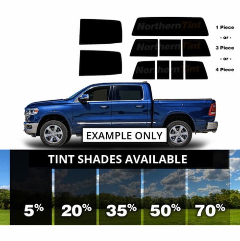 GMC Canyon Crew Cab - Rear 2/3rds Precut Window Tint Kit