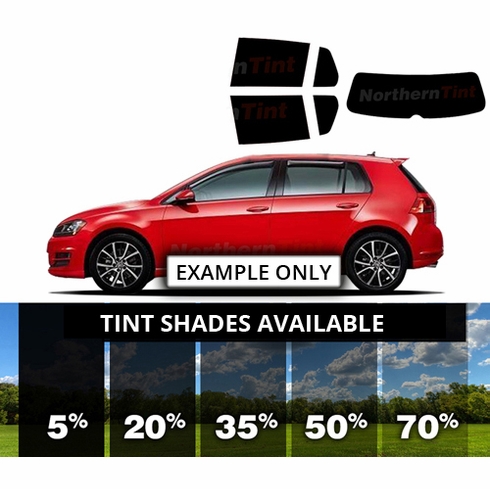 Hyundai Accent 5 Door Hatchback - Rear 2/3rds Precut Window Tint Kit