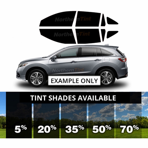 AUTOTEK Precut All Sides Window Tint Kit – Computer Cut, Any Shade 5%-70%, Lifetime Warranty