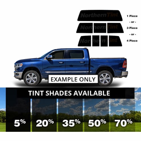 RAM 3500 Classic Crew Cab - Backglass Precut Window Tint Kit