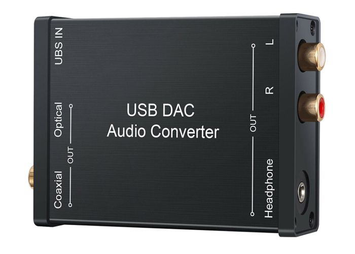 Premium USB DAC External Sound Card For PC Mac Android PS4