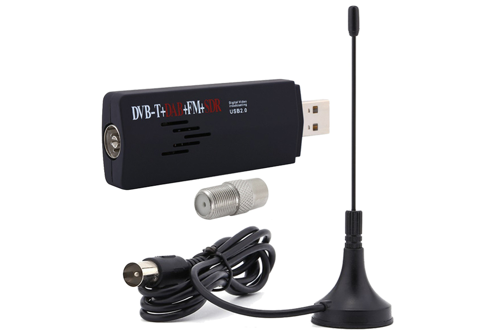 Premium USB SDR FM Radio Tuner With Realtek RTL2832U, 52 OFF