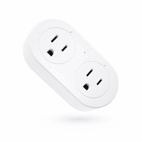 Smart Wi-Fi Controlled Dual AC Outlets With Timer Function For Home Automation