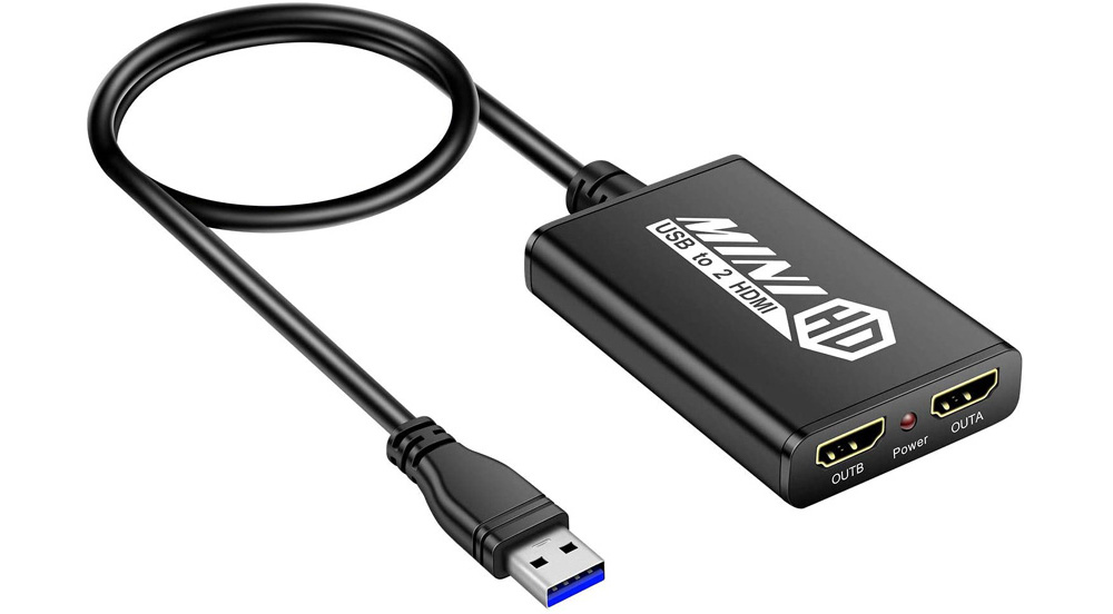 USB 3.0 to 4 HDMI Adapter - Quad Monitor - USB-A Display Adapters