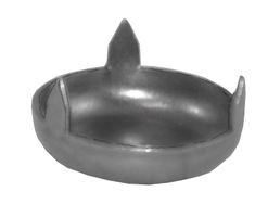 20mm Furniture Glides 3-Prong - Nickel Plated Steel, Made In Germany, Pack Of 16, For Chairs, Tables, Sofas