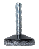 Heavy Duty Black Levelers with Gray Felt