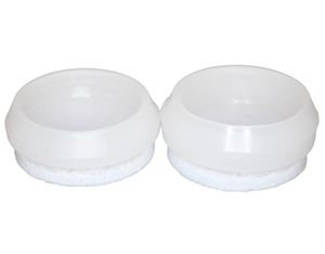 Snap On Cap with Felt Base for Glides with 1-1/4 Diameter Base