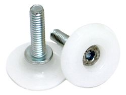 Part No. LA2510P - 1/4-20 Non-Swivel Leveler with Nylon Base