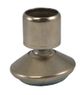 Part No. SGR62A - Metal Base Swivel Glide - Outside Holding Clip - for 5/8 OD Leg