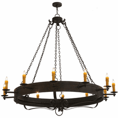 2nd Ave. 115557 Parnella Traditional Coffee Bean Chandelier Lamp