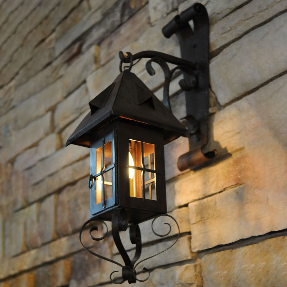 2nd Ave. 151878 Restored Hand Wrought Iron Exterior Sconce Lighting ...
