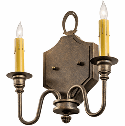 2nd Ave. 216937 Paquita Traditional Dark Smoke Wall Lighting Fixture