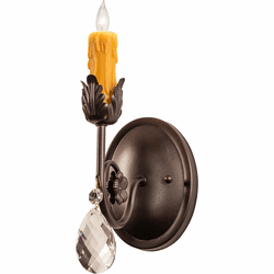 2nd Ave. 217117 Antonia Traditional Mahogany Bronze Wall Sconce Light
