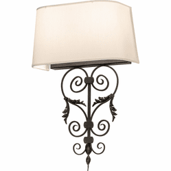 2nd Ave. 230939 Jocelyn Traditional Chestnut Lighting Wall Sconce