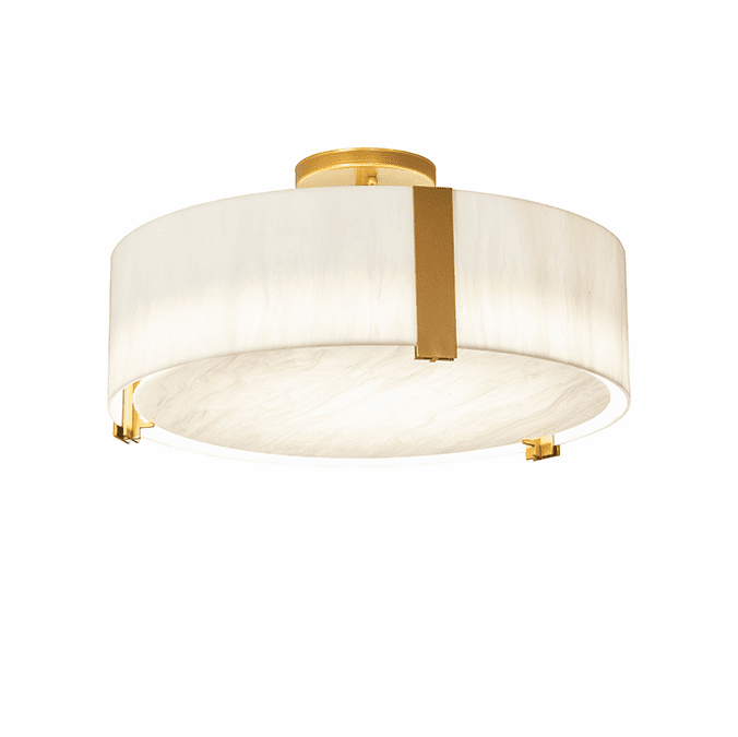 2nd Ave. Lighting 253766 Cilindro Modern Goldtastic LED Ceiling Light Fixture