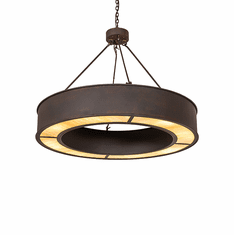 2nd Ave. Lighting 263084 Loxley Modern Copper Metallic / Black Cherry Chandelier Lighting