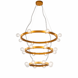 2nd Ave. Lighting 267946 Manheim Modern Gold Metallic Chandelier Light