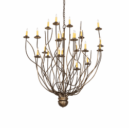 2nd Ave. Lighting 268164 Sycamore Modern Antique Copper Ceiling Chandelier