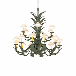 2nd Ave. Lighting 270057 Tiki Modern Avocado Peel Chandelier Light