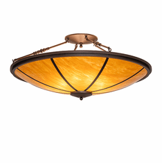 2nd Ave. Lighting 270574 Commerce Contemporary Mahogany Bronze Home Ceiling Lighting