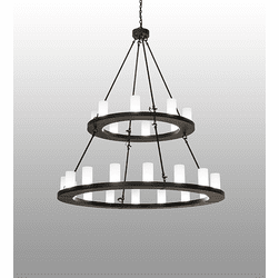 2nd Ave. Lighting 270992 Loxley Modern Solar Black Lighting Chandelier