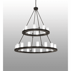 2nd Ave. Lighting 270992 Loxley Modern Solar Black Lighting Chandelier