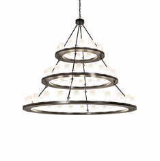 2nd Ave. Lighting 272412 Loxley Contemporary Timeless Bronze LED Chandelier Lighting