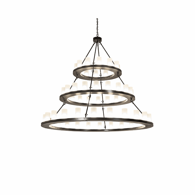 2nd Ave. Lighting 272412 Loxley Contemporary Timeless Bronze LED Chandelier Lighting