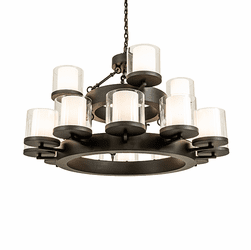 2nd Ave. Lighting 272958 Noziroh Ring Modern Oil Rubbed Bronze Chandelier Lighting