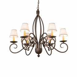 2nd Ave. Lighting 273532 Squire Contemporary Gilded Tobacco Chandelier Light