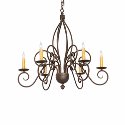 2nd Ave. Lighting 273533 Squire Modern Gilded Tobacco Chandelier Lamp