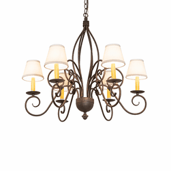 2nd Ave. Lighting 273534 Squire Contemporary Gilded Tobacco Chandelier Lighting