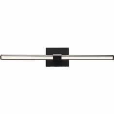 Abra 20140WV-BL Epee Modern Brushed Nickel LED 26" Bathroom Wall Light Fixture