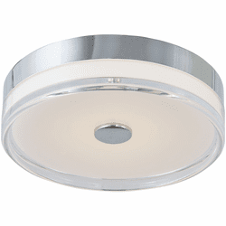 Abra 30040FM-CH-Iris Iris Modern Chrome LED 11.5" Overhead Light Fixture