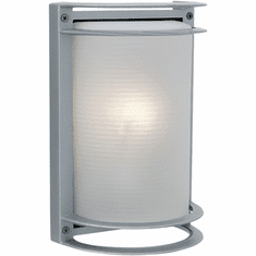 Access 20011LEDDMG-SAT-RFR Nevis Modern Satin LED Exterior Bulkhead Wall Sconce Lighting