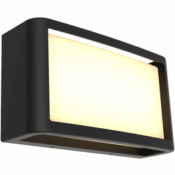 Access 20023LEDDMG-BL/ACR Malibu Black LED Outdoor Wall Lighting Fixture