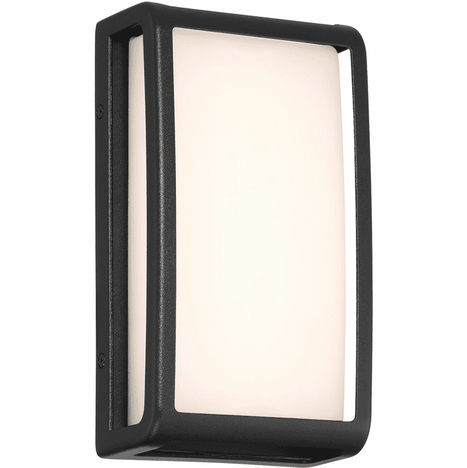 Access 20024LEDDMG-BL/ACR Montana Modern Black LED Exterior Lamp Sconce