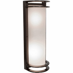 Access 20031LEDDMGLP-BRZ-RFR Nevis Modern Bronze LED Outdoor Bulkhead Lighting Sconce