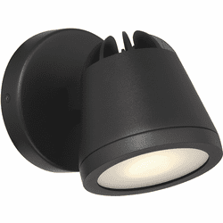 Access 20338LEDDMGLP-BL/FST WeeGo Dual Mount Modern Black Exterior Wall Lighting