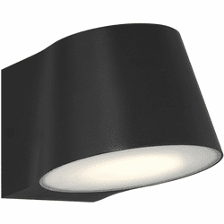 Access 20390LEDDMG-BL/FST Ry Modern Black LED Outdoor Lamp Sconce
