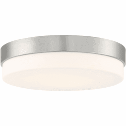 Access 20825LEDD-BS/OPL Roma Brushed Steel LED 11" Flush Lighting