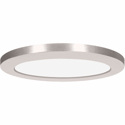 Access 20838LEDD-BS-ACR ModPLUS Modern Brushed Steel LED 12" Round Flush Mount Light Fixture