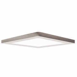 Access 20840LEDD-BS-ACR ModPLUS Contemporary Brushed Steel LED 8.5" Square Flush Mount Ceiling Light Fixture