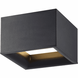 Access 50009LEDD-BL-ACR Bloc Modern Black LED Overhead Light Fixture