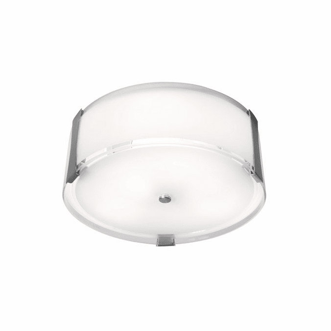 Access 50120-BS/OPL Tara Brushed Steel 14" Flush Lighting
