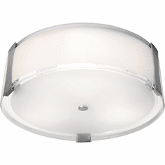 Access 50121LEDDLP-BS-OPL Tara Modern Brushed Steel LED 18" Ceiling Lighting