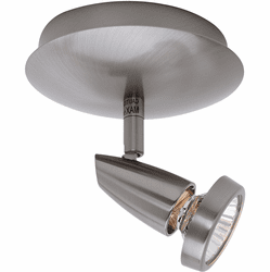 Access 52220-BS Mirage Modern Brushed Steel Halogen Flush Mount Lighting
