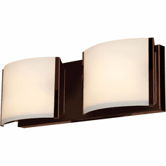 Access 62292LEDD-BRZ/OPL Nitro2 Modern Bronze 2-Light Bathroom Vanity Lighting