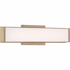 Access 62570LEDD-ABB/ACR Citi Modern Antique Brushed Brass LED 18" Bathroom Light Fixture