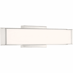 Access 62570LEDD-BS/ACR Citi Contemporary Brushed Steel LED 18" Bathroom Vanity Lighting
